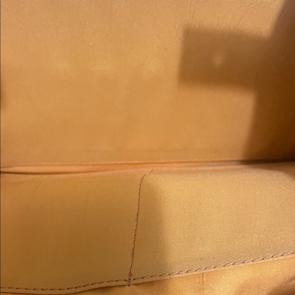 Butterfly Embossed Tan and Green Handbag - Picture 10 of 16